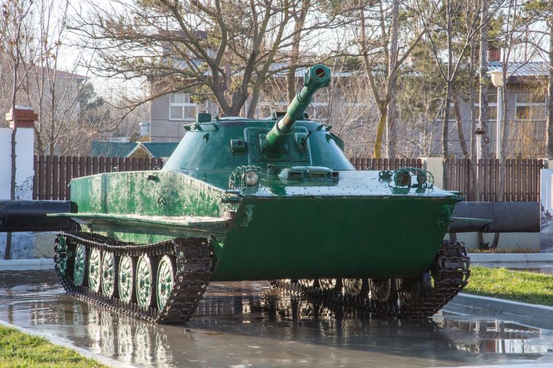 В Анапе появился свой плавающий танк