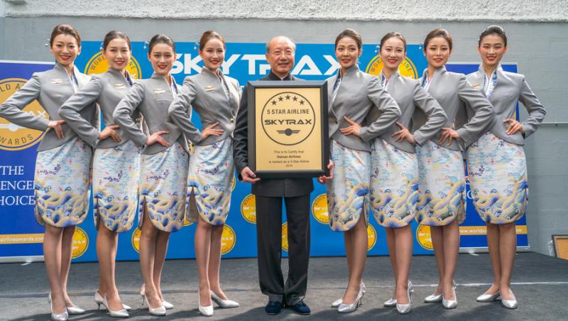 Hainan Airlines заняла 7-е место в десятке лучших авиаперевозчиков SKYTRAX