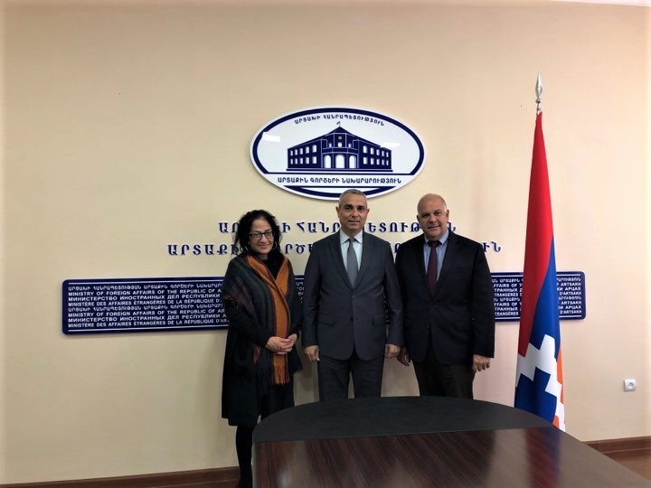 Министр иностранных дел Арцаха встретился с делегацией Армянской Ассамблеи Америки