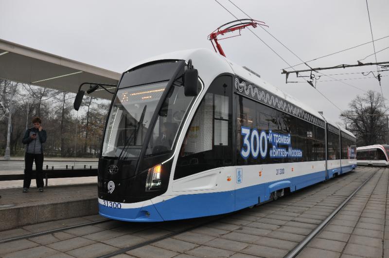 «ПК Транспортные системы» поставила восемь новых трамваев «Витязь-Москва» в столицу