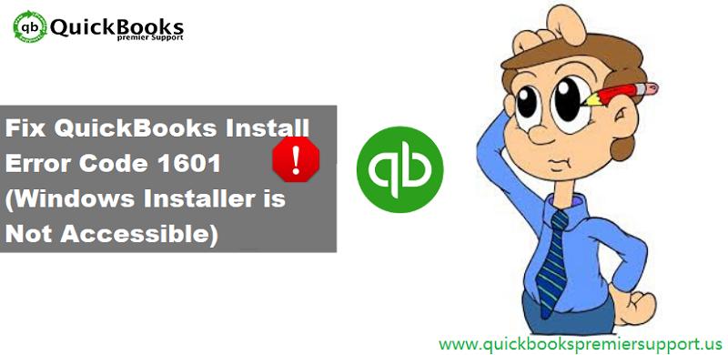 QuickBooks Error 1601 - Fix Installation or Updating Issue