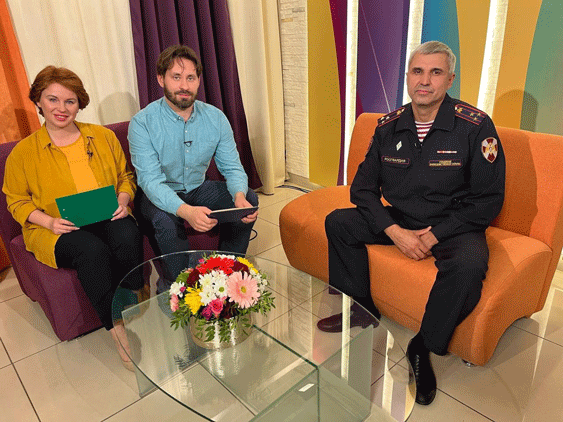 Начальник Управления вневедомственной охраны по городу Ульяновску стал гостем утренней программы на телеканале «Репортер73»