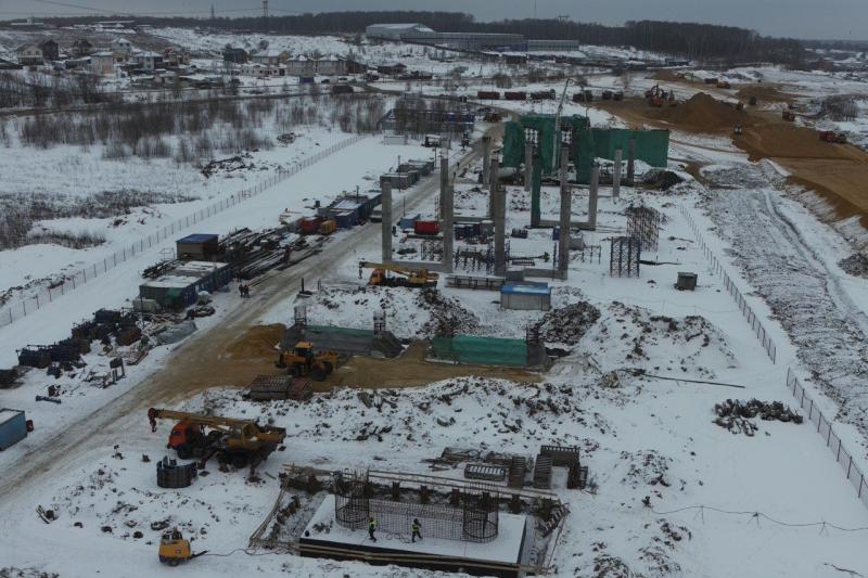 СТРОИТЕЛИ ВЕДУТ РАБОТЫ НА ОСНОВНОМ ХОДЕ ЮЖНОГО ДУБЛЕРА МКАД