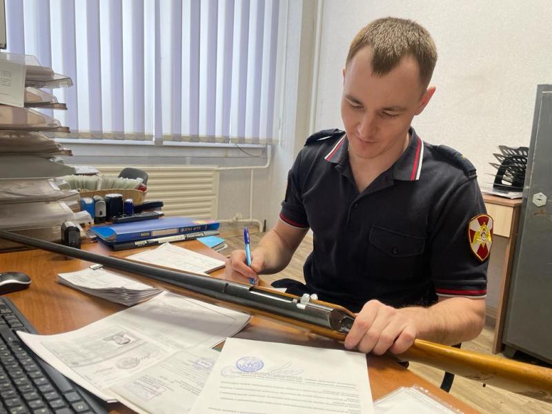 Росгвардия подвела итоги профилактических мероприятий по проверке владельцев гражданского огнестрельного оружия в Братске