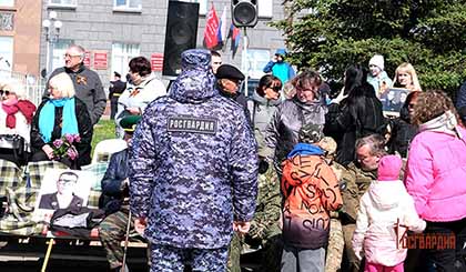 В День Победы орловские росгвардейцы обеспечивают общественную безопасность и правопорядок